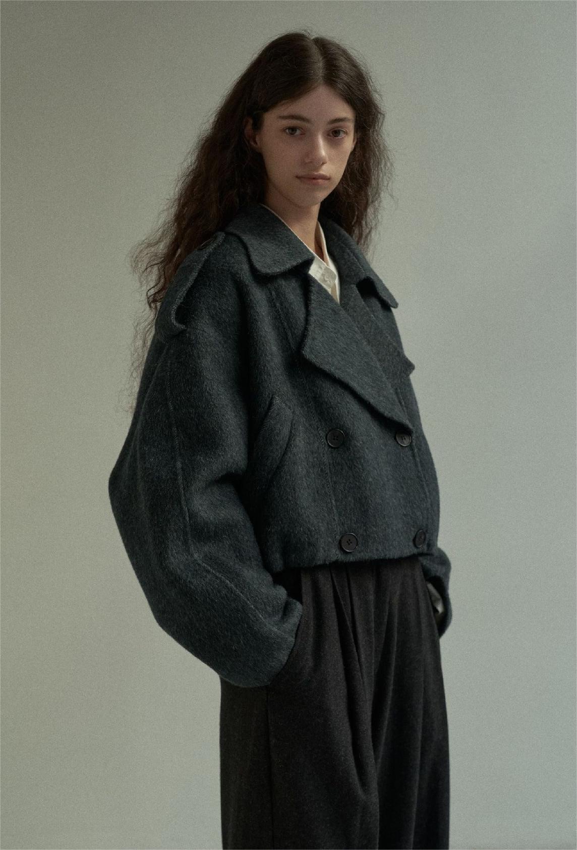 Handmade Lamb Wool Isabella Overcoat