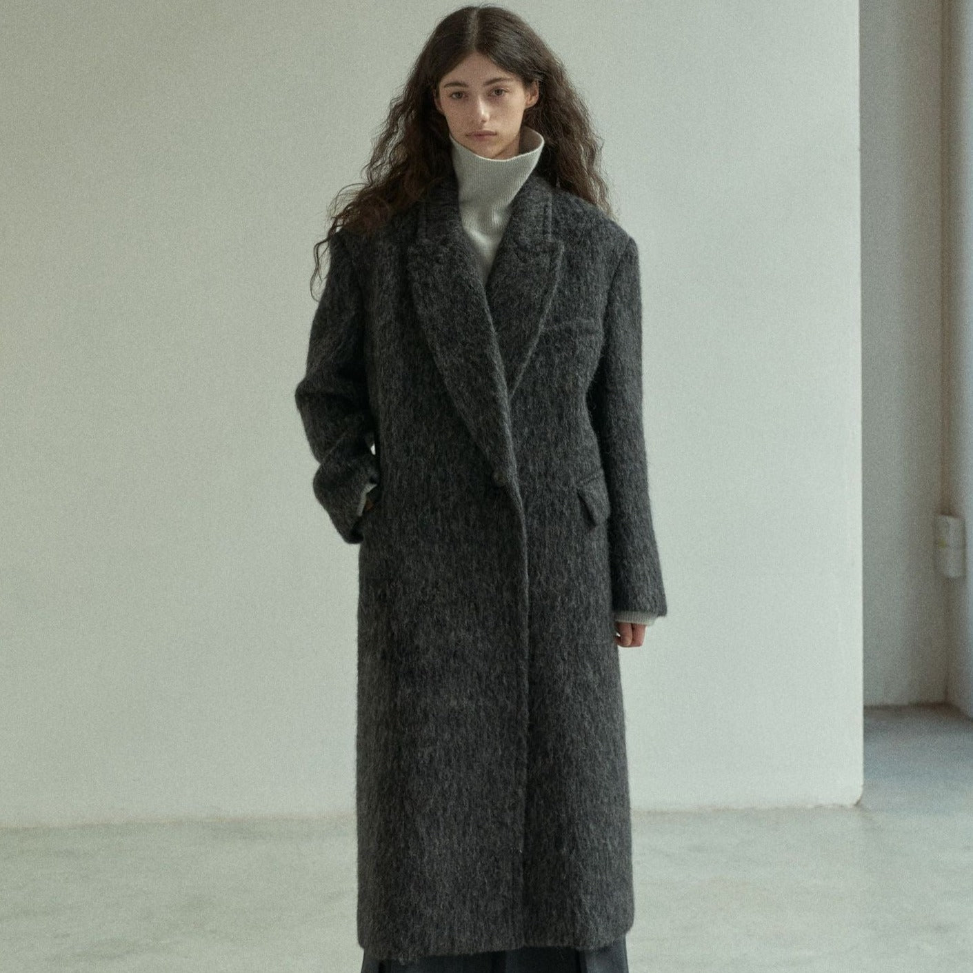 Handmade Lamb Wool Allison Overcoat