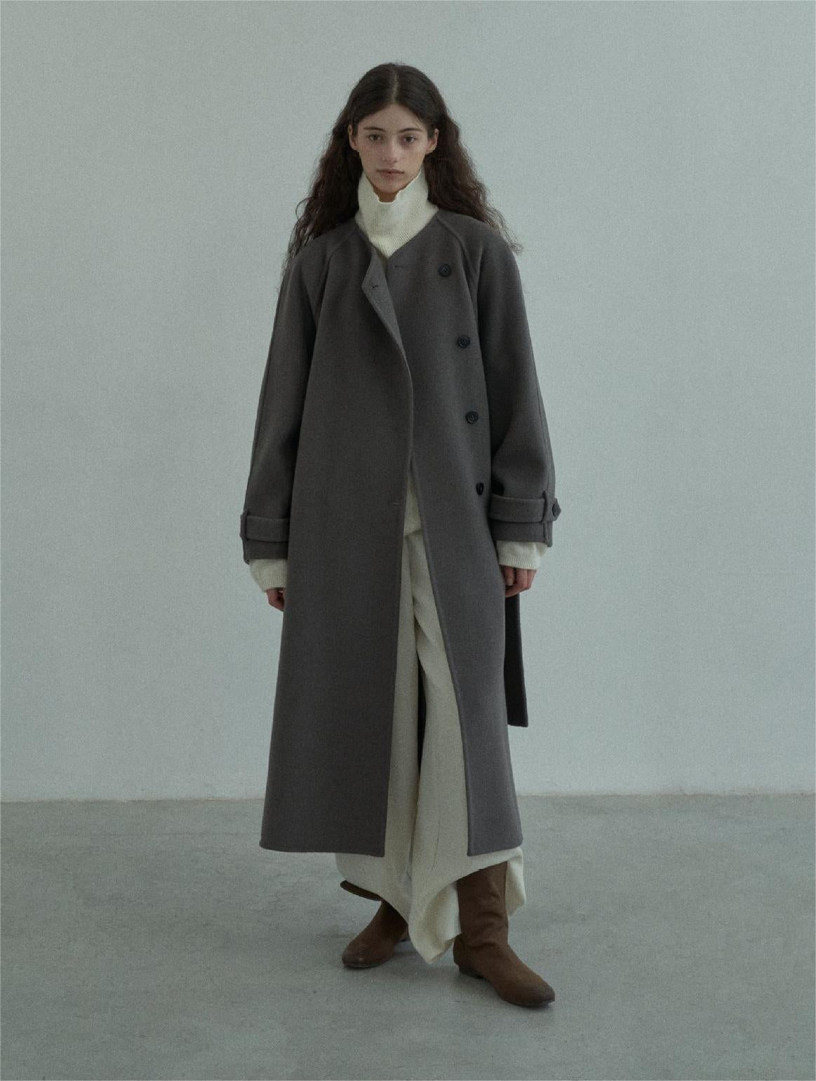 Handmade Lamb Wool Valentina Overcoat