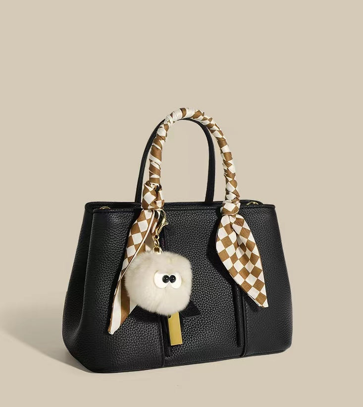 First Layer Cowhide Moina Shoulder/Tote Bag