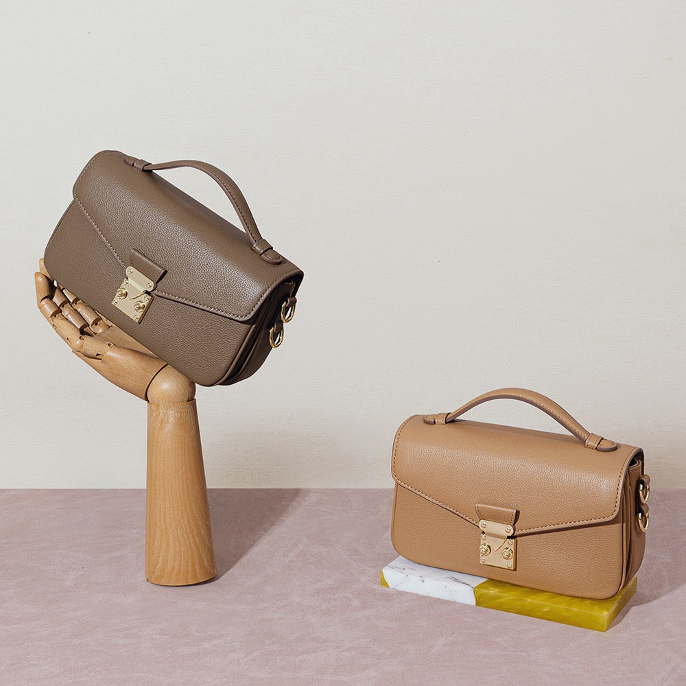 First Layer Cowhide Mirabelle Shoulder/Tote Bag