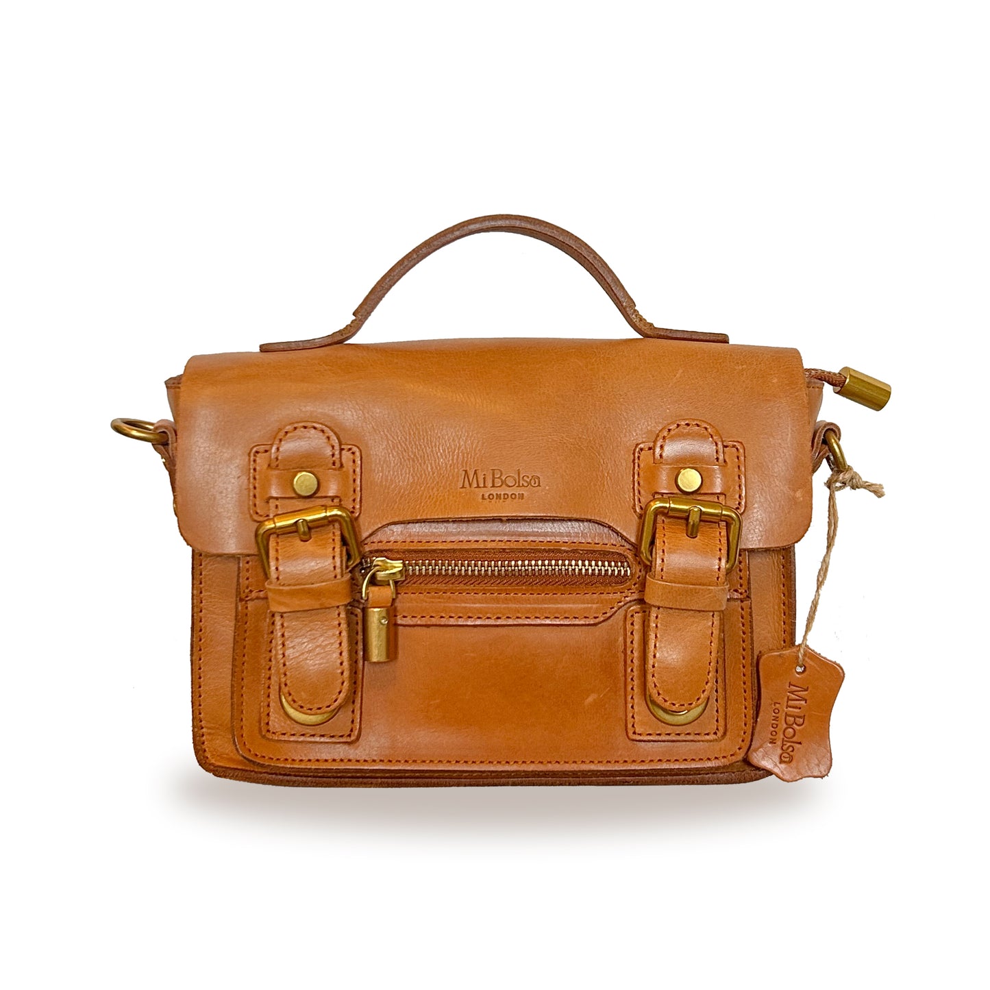 Genuine Vegetable Tanned Leather Veda Tote/Shoulder/Crossbody Bag