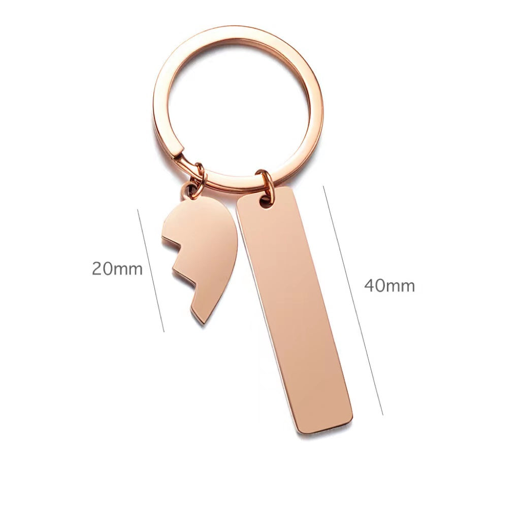 Complimentary Bag Tag - Twin Hearts