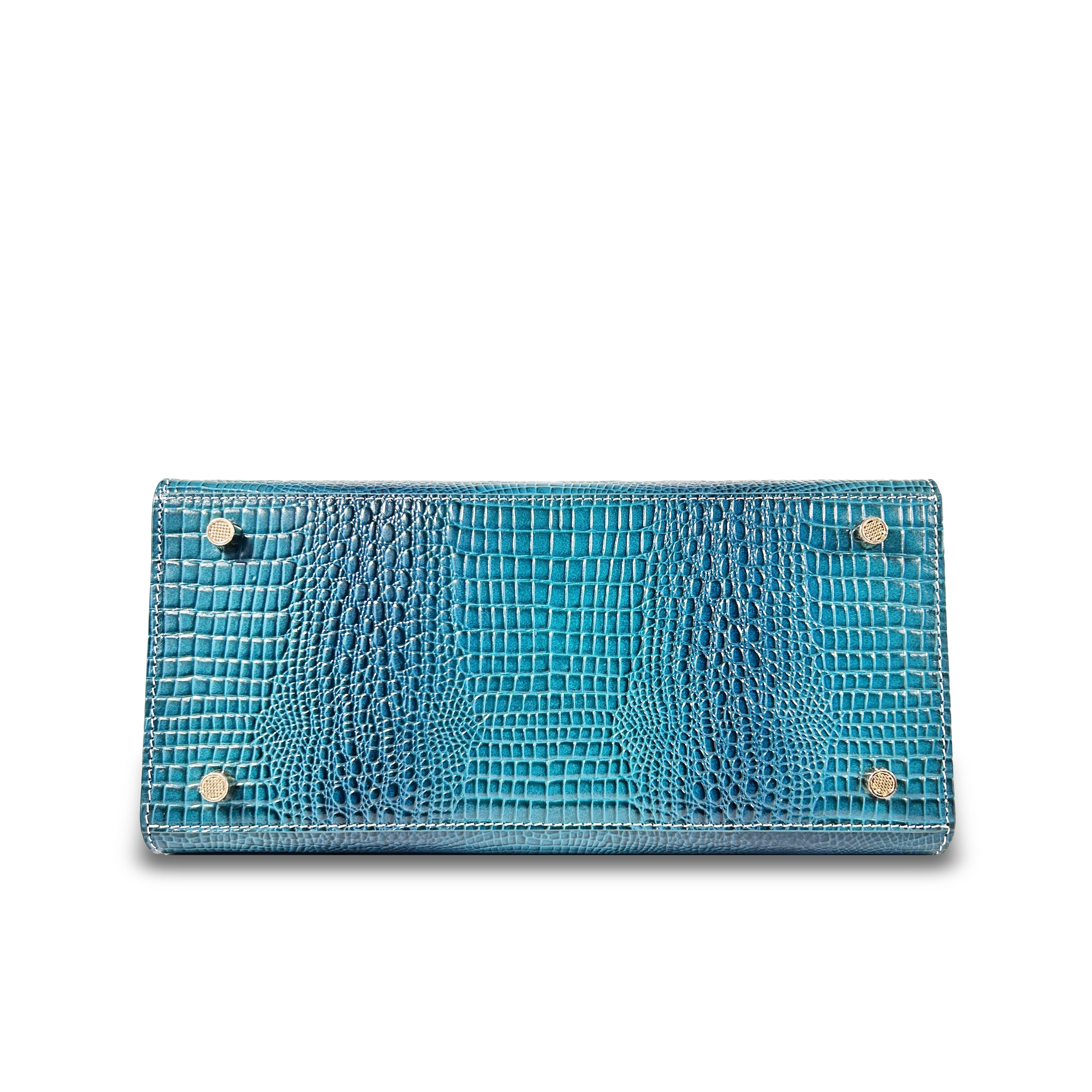 "Mi" Midi Top Handle - Croc Embossed