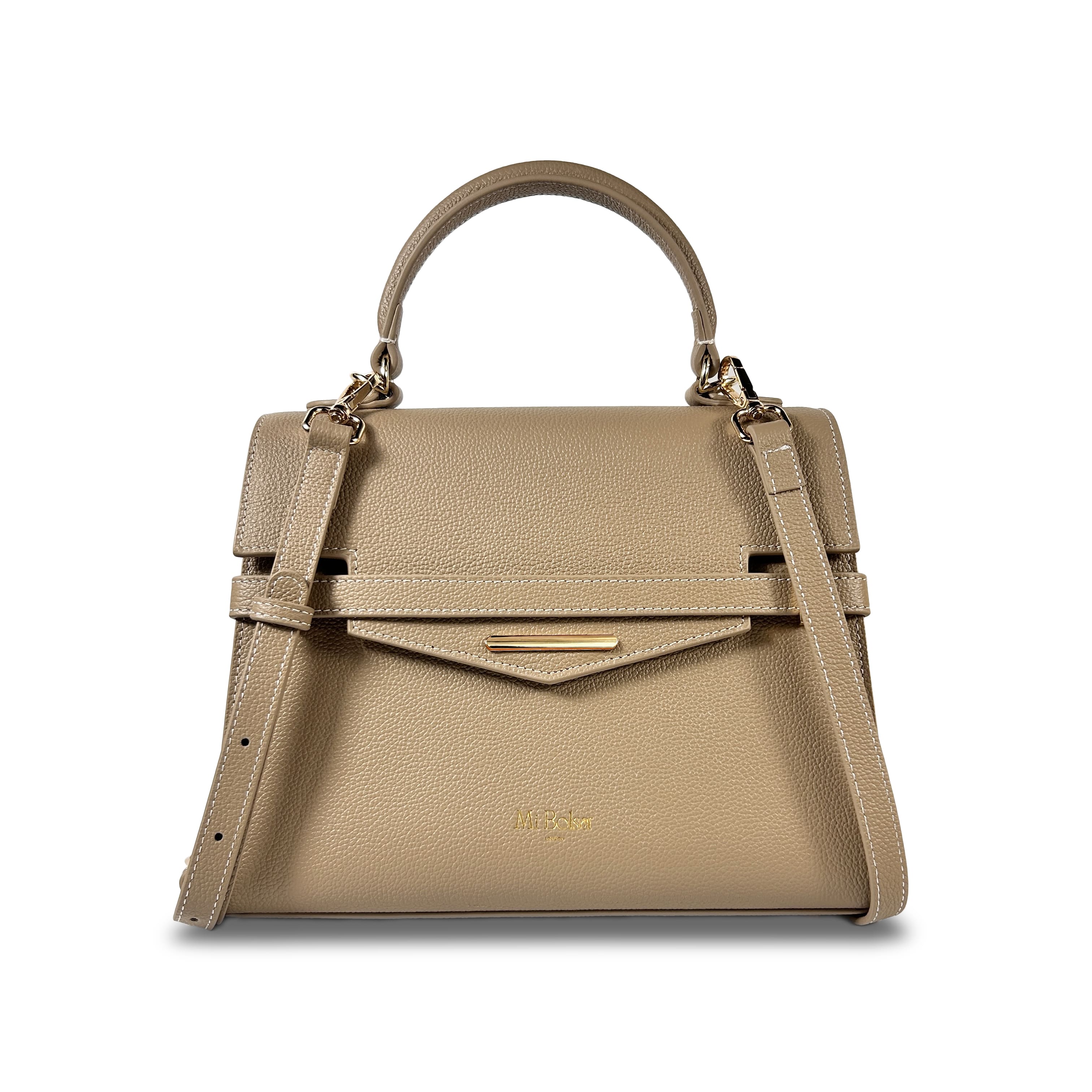 "Mi" Midi Top Handle - Grey