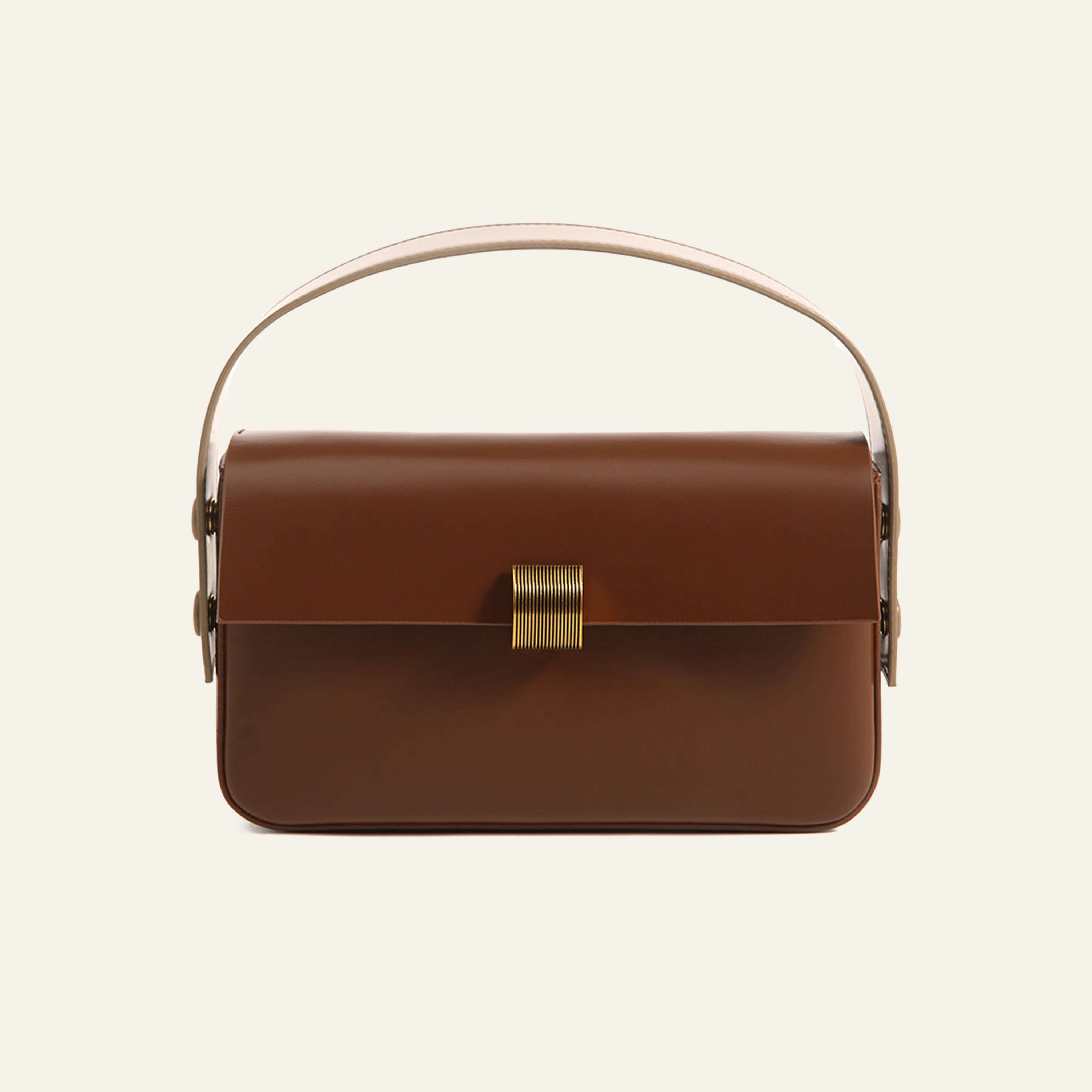 Riley Top Handle Bag - Caramel
