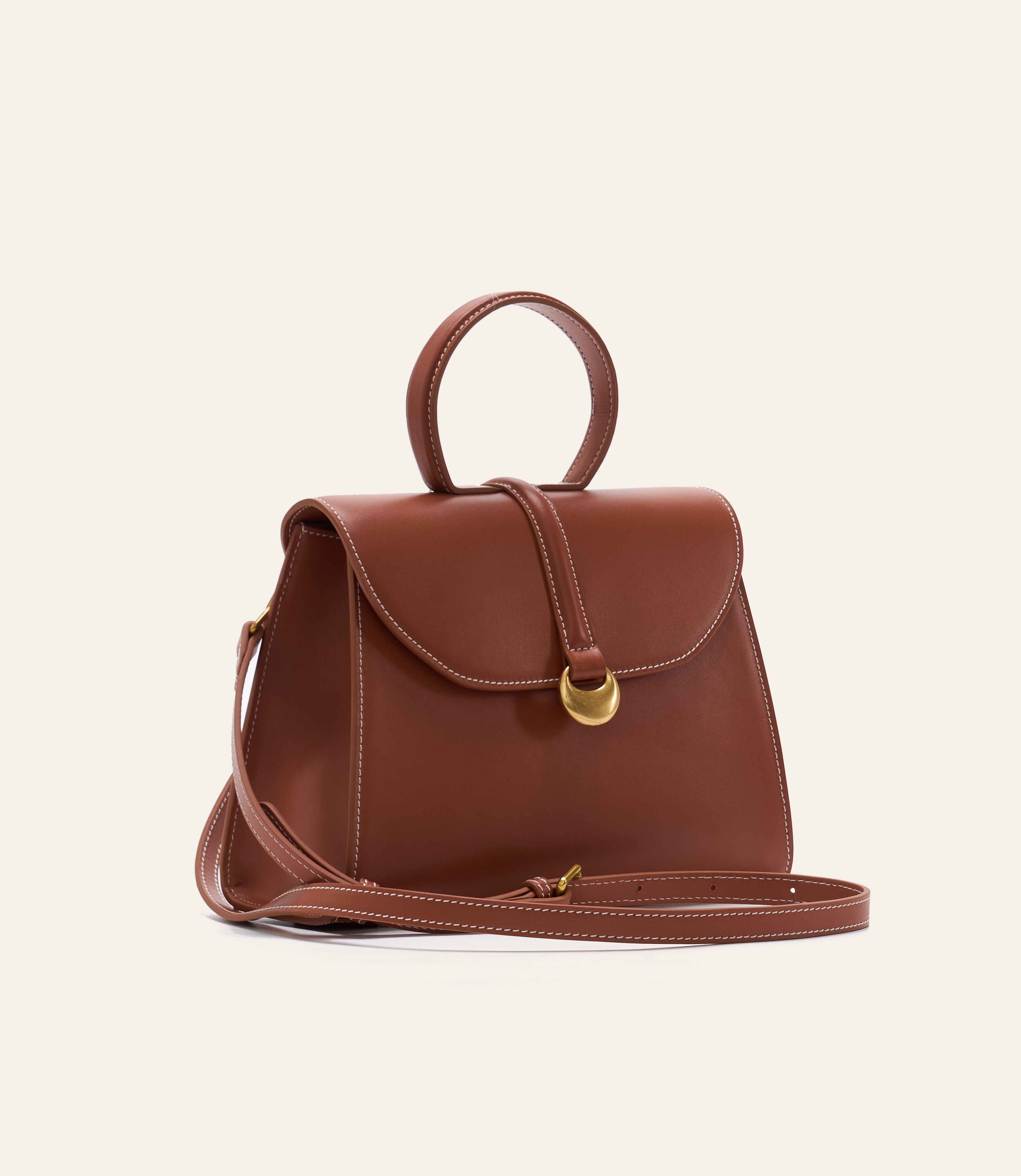 Monaco Top Handle - Caramel