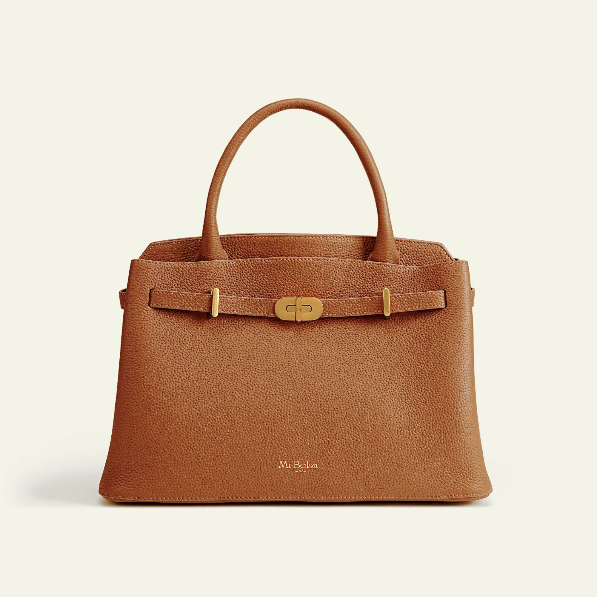 Kensington - Top Handle in Biscuit