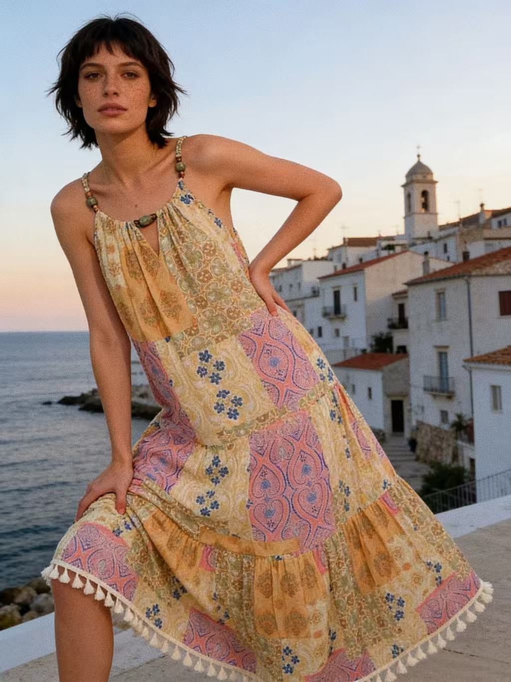 Boho Sleeveless Dress