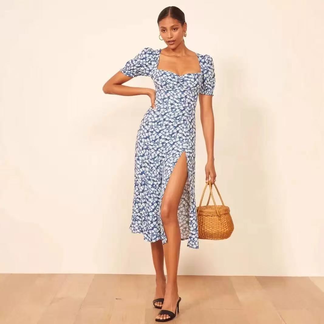 Blossom Square Neck Dress