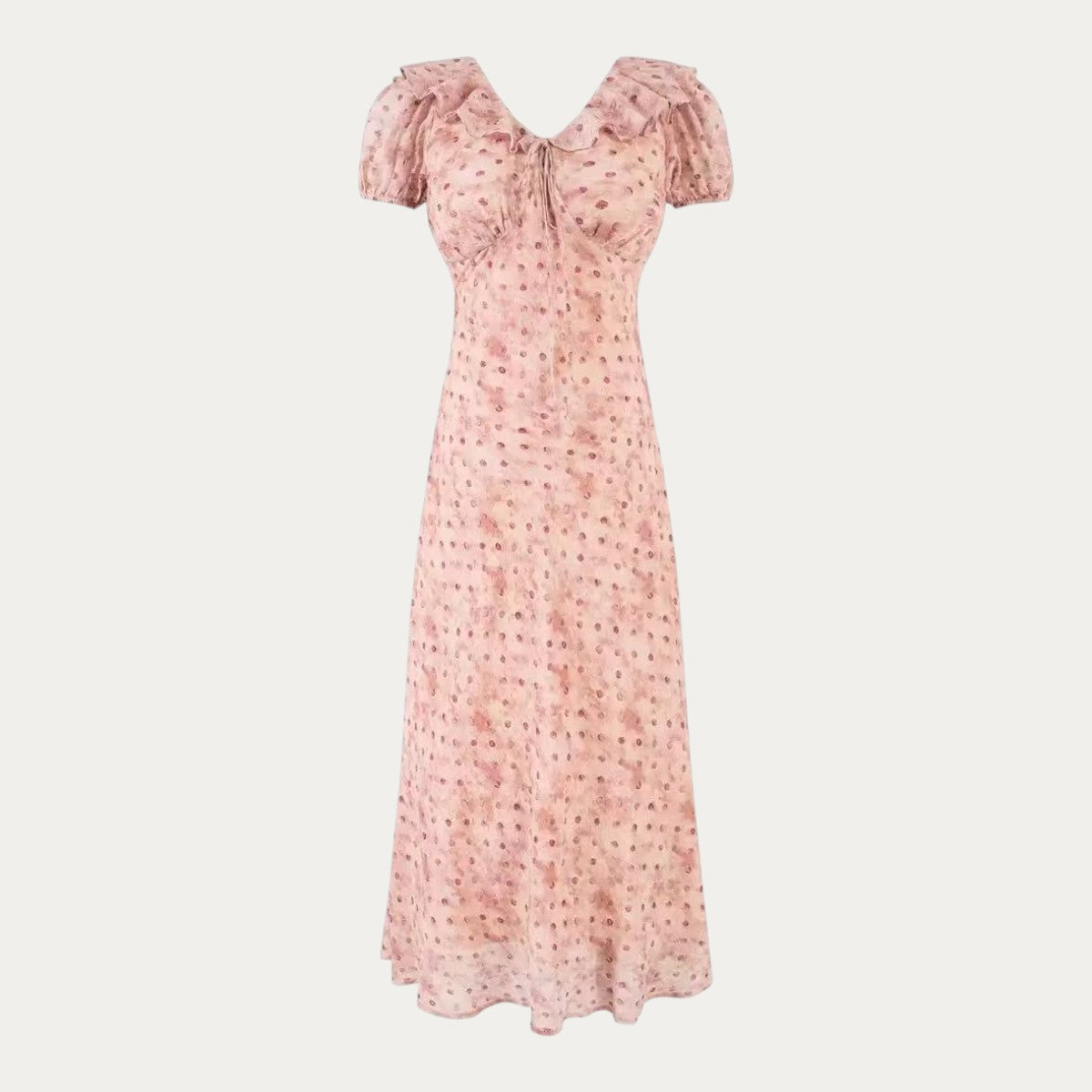 Polka Dot Ruffle Dress