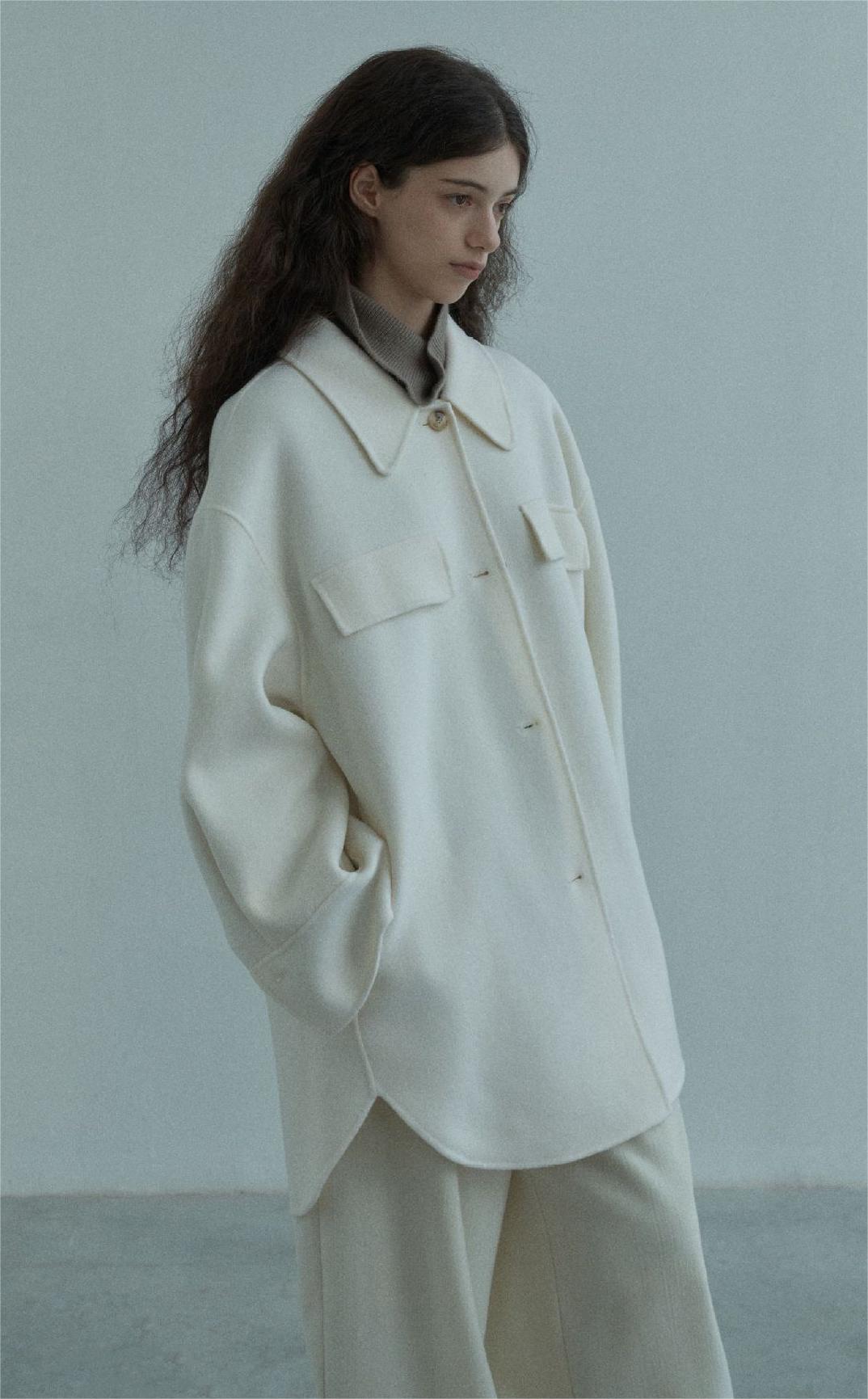 Handmade Lamb Wool Sofía Overcoat