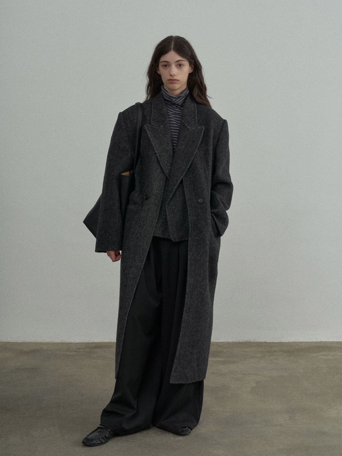 Handmade Lamb Wool Cassandra Overcoat