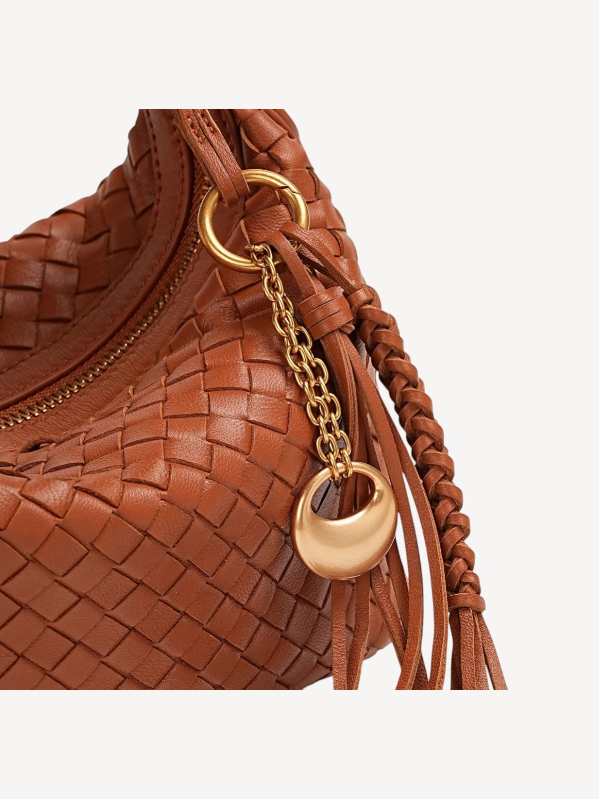 Camilla Half Moon Woven - Brown