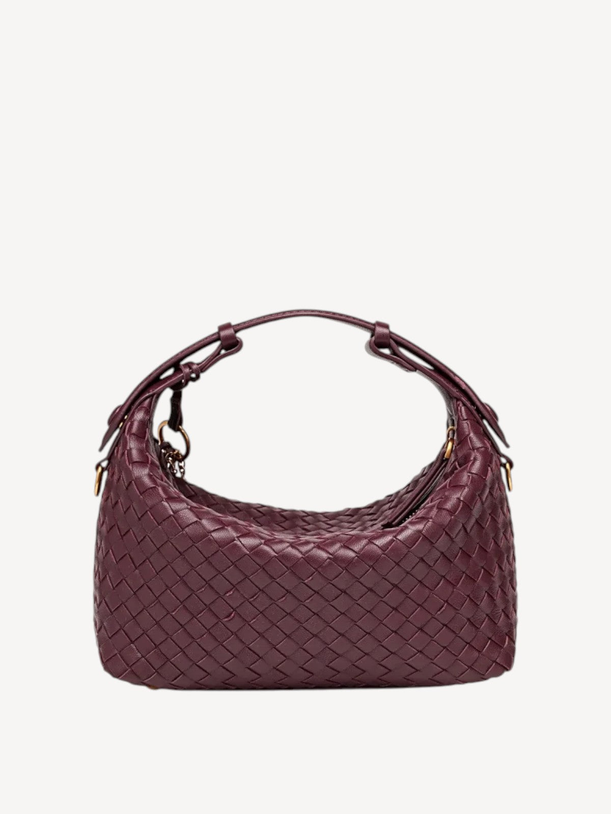 Camilla Half Moon Woven - Burgundy