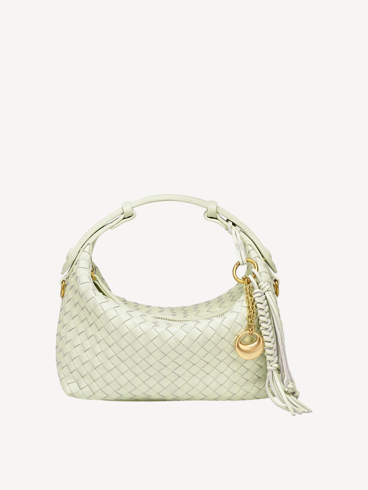 Camilla Half Moon Woven - Bubble Green