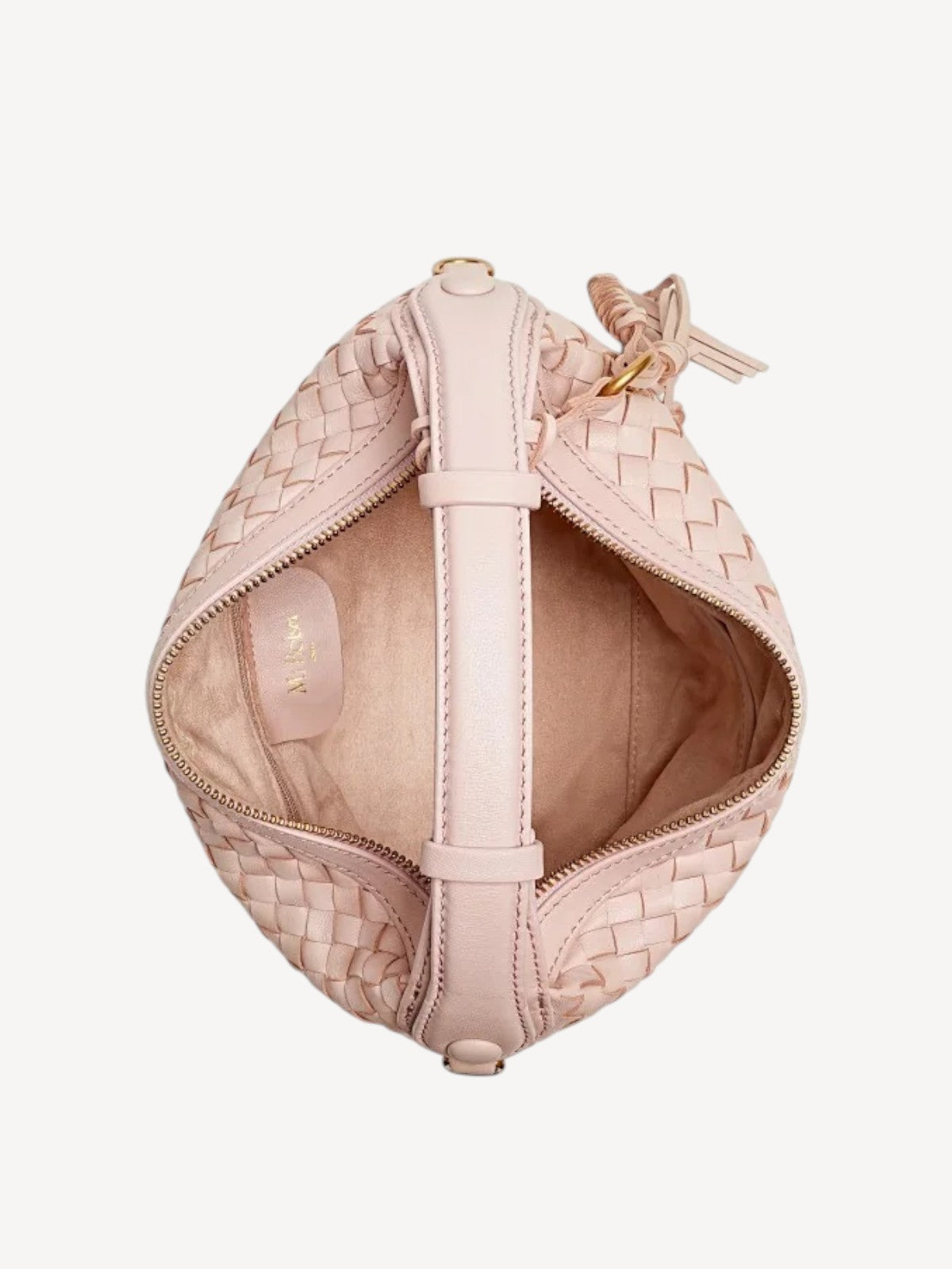 Camilla Half Moon Woven - Baby Pink
