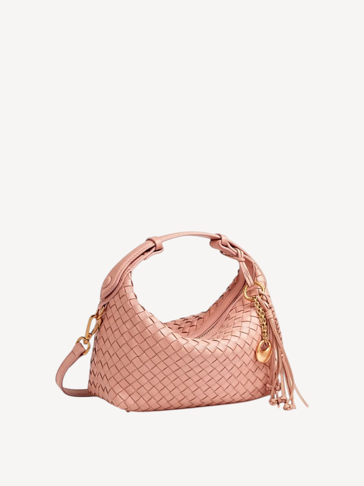 Camilla Half Moon Woven - Sakura Pink