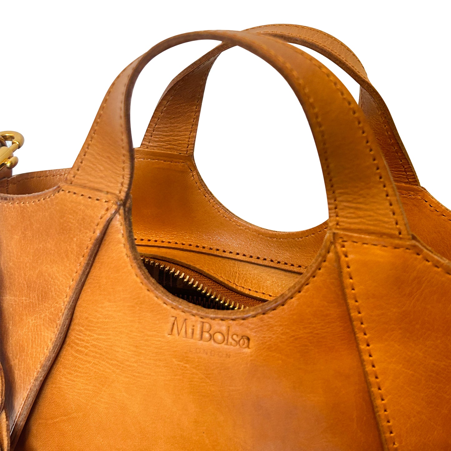Genuine Vegetable Tanned Leather Skye Tote/Shoulder/Crossbody Bag