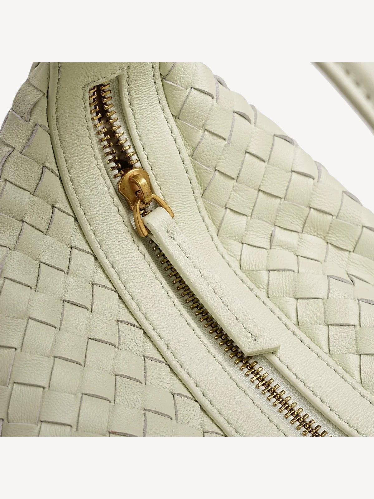 Camilla Half Moon Woven - Bubble Green
