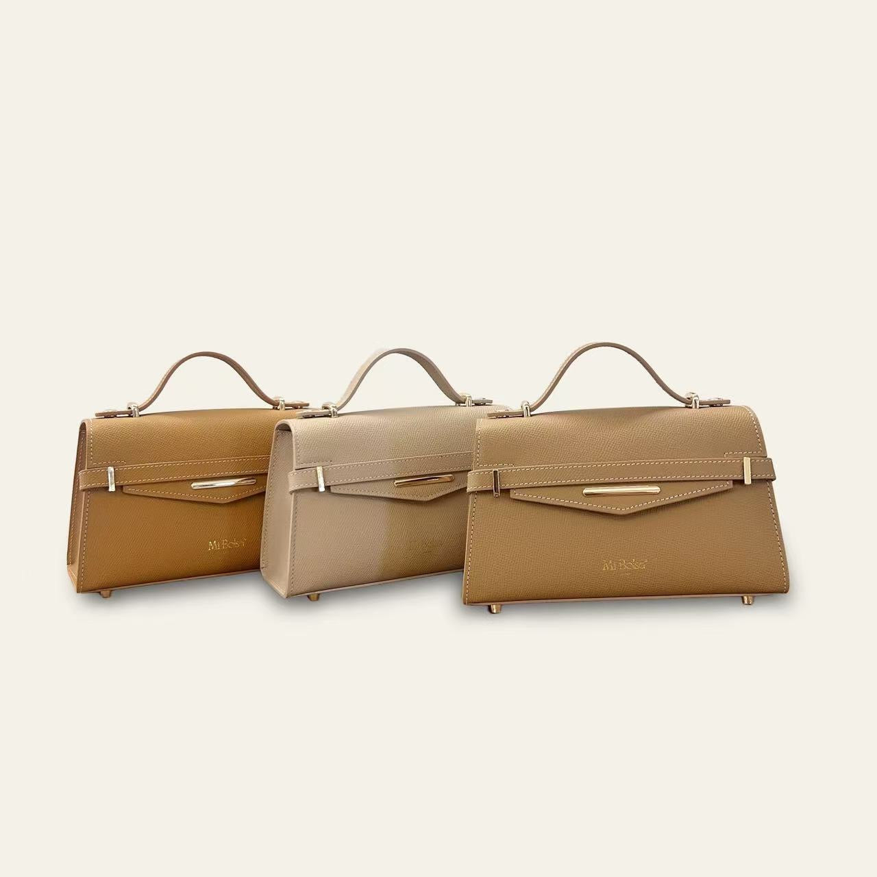 "Mi" Top Handle -Light Amber