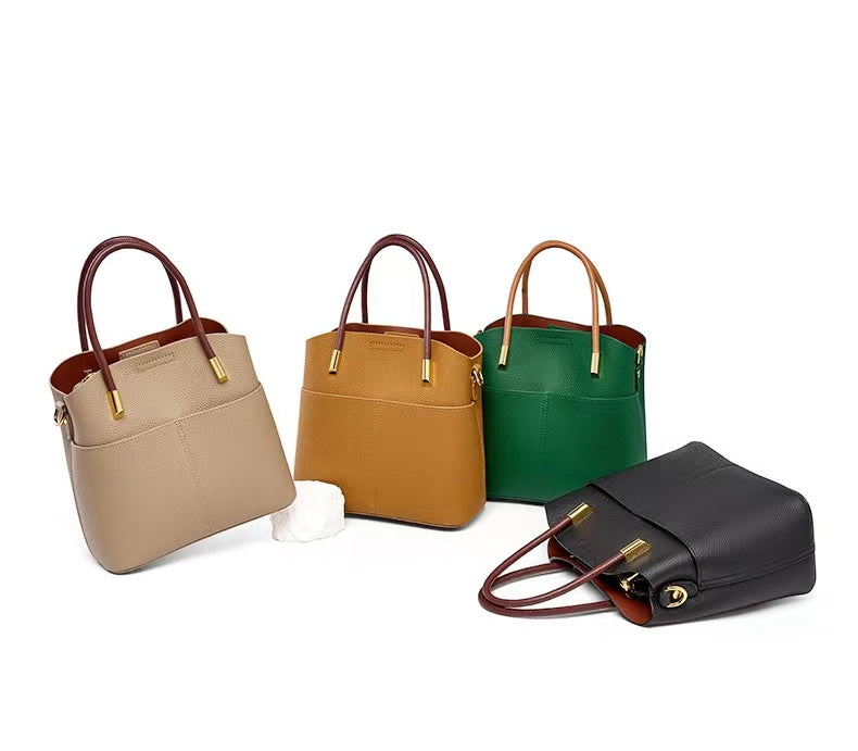 First Layer Cowhide Verna Shoulder/Tote Bag