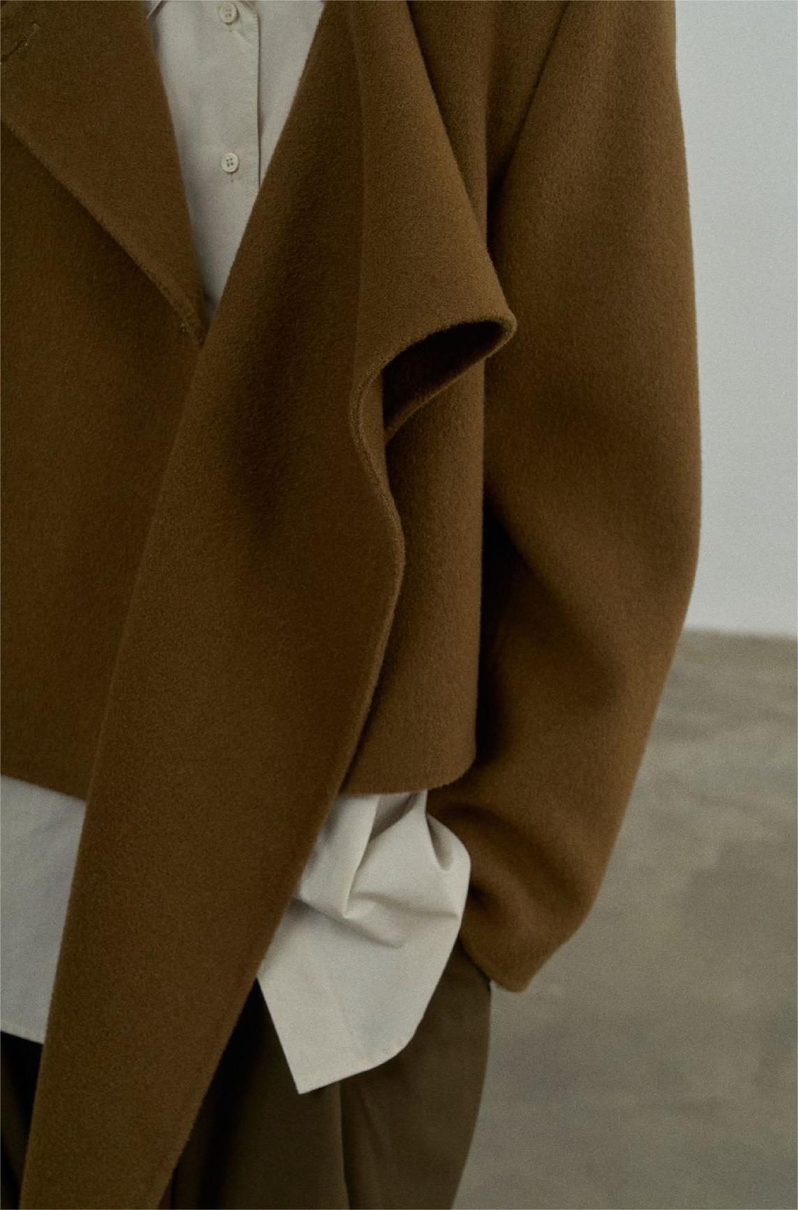Handmade Lamb Wool Candice Overcoat