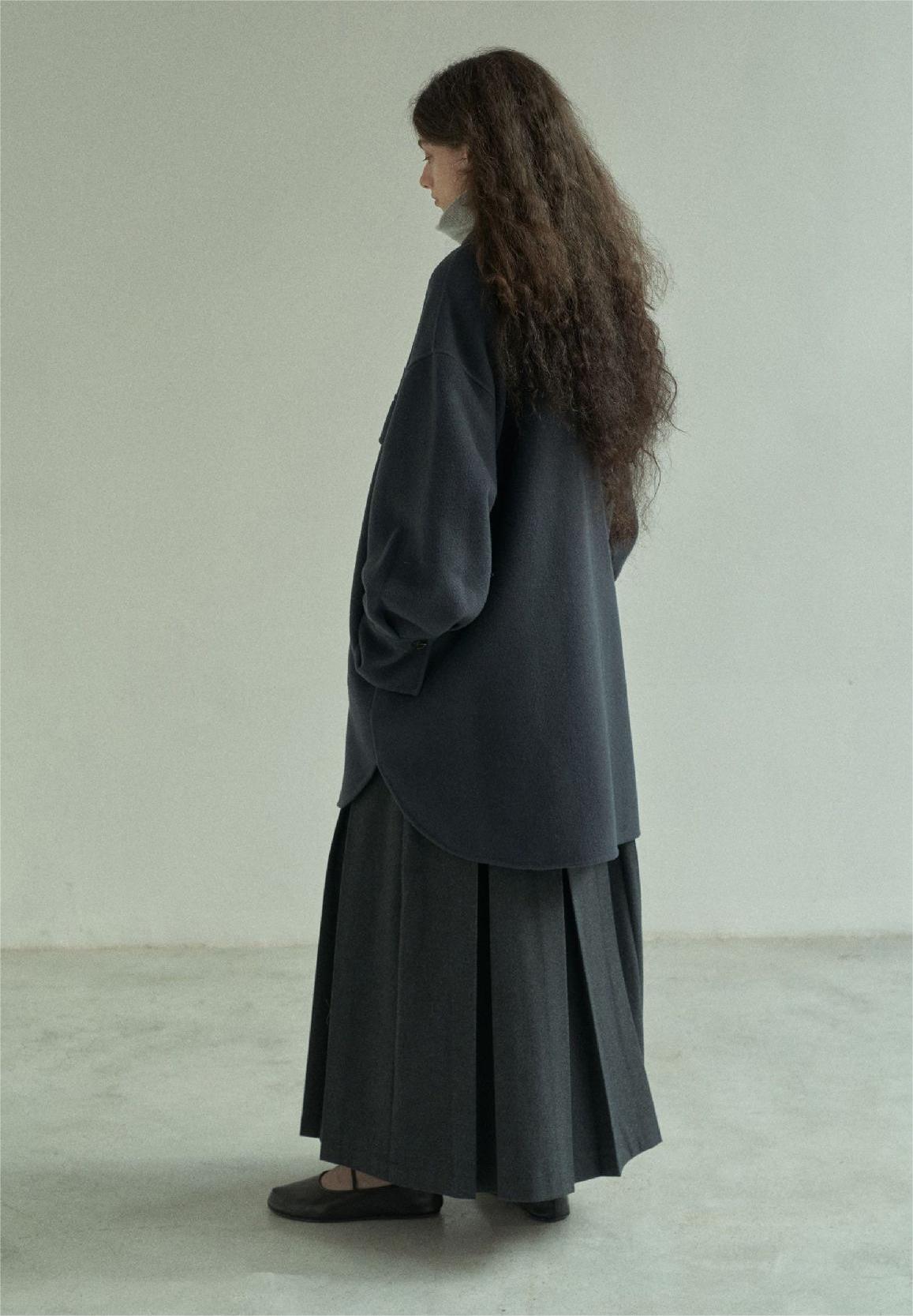 Handmade Lamb Wool Sofía Overcoat