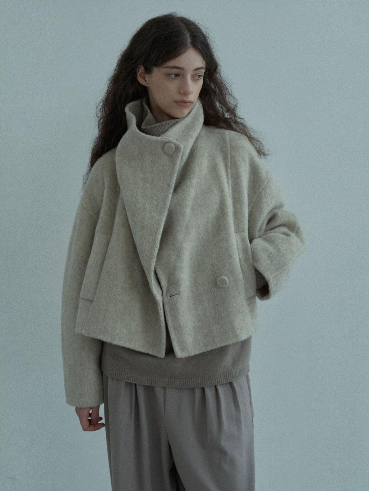 Handmade Lamb Wool Aviva Overcoat