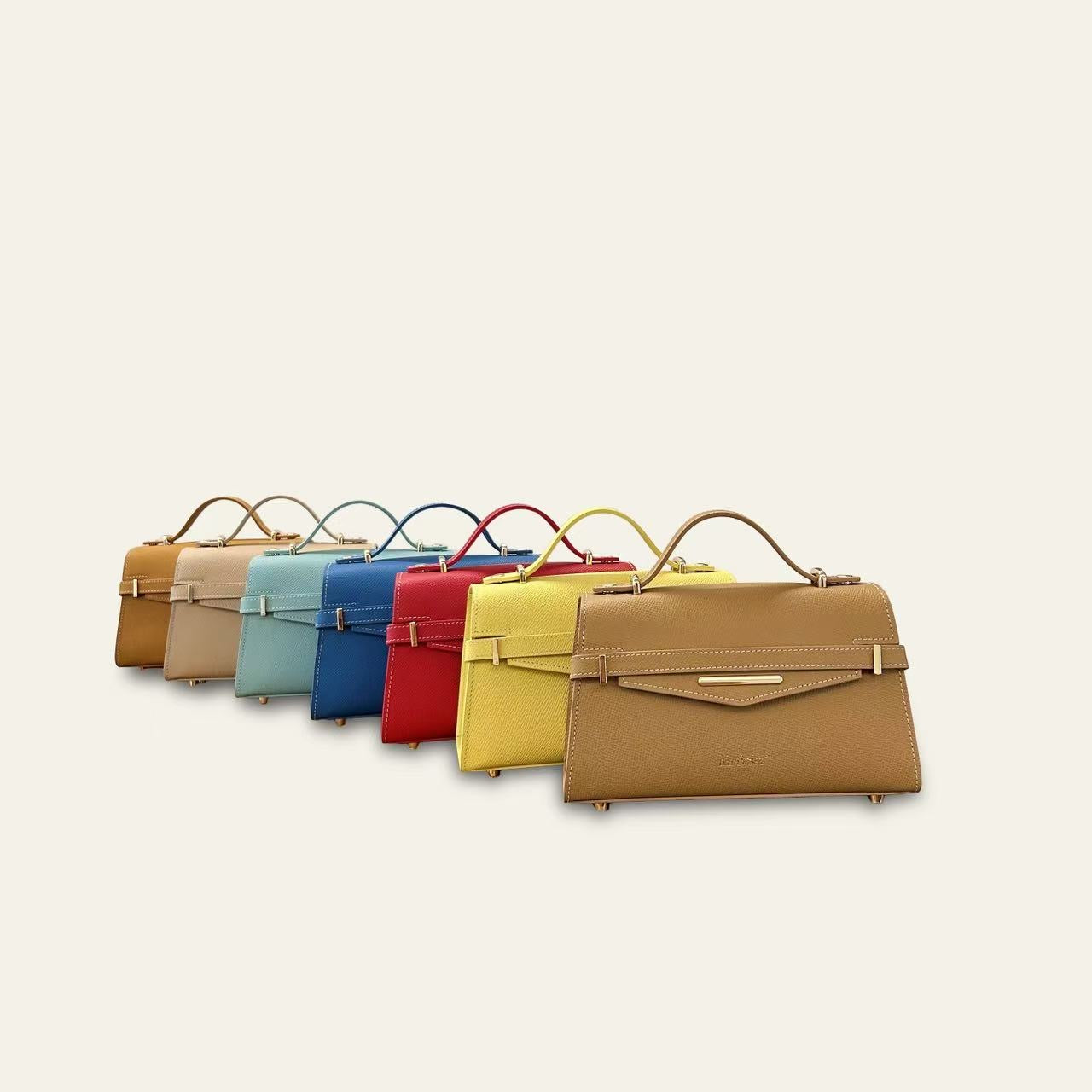 "Mi" Top Handle -Light Amber