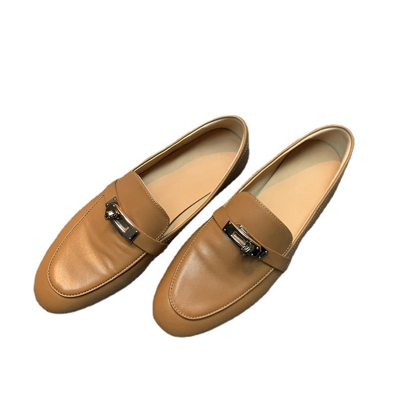 Genuine First Layer Cowhide City Walk Loafers