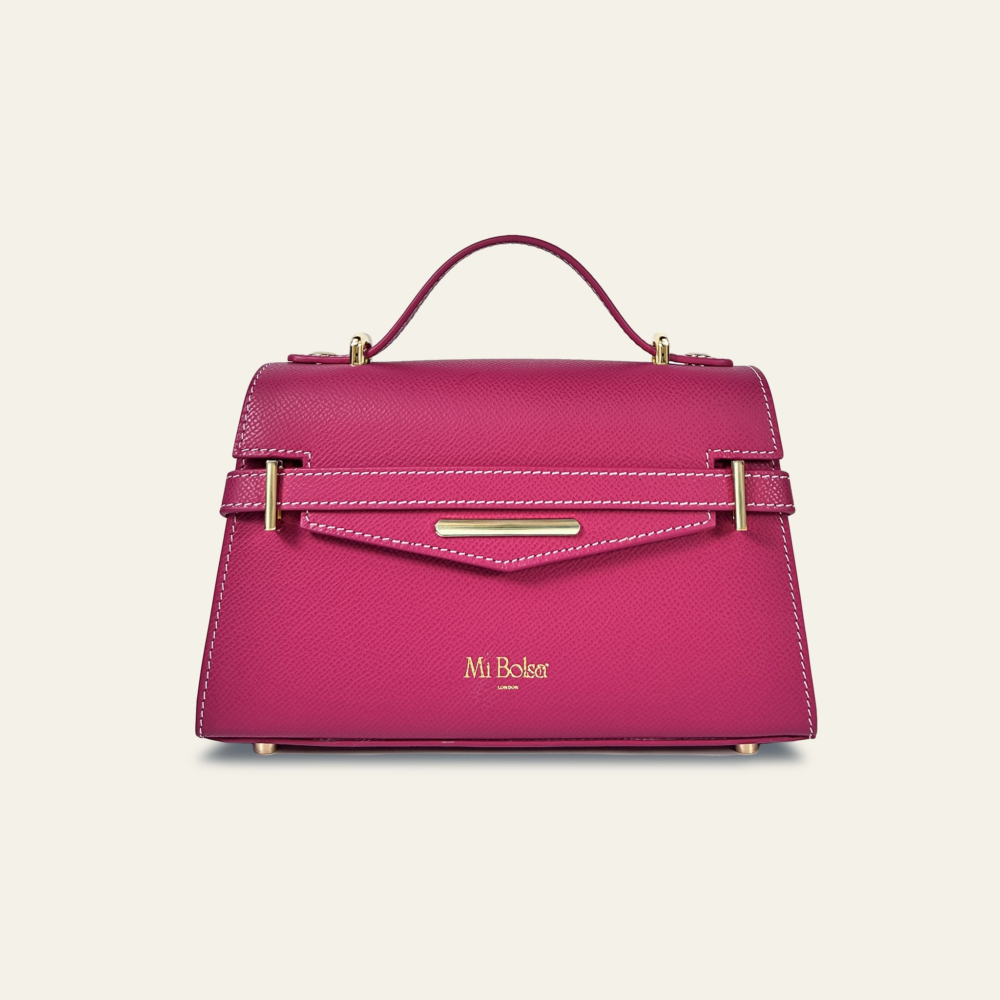 MY CD 24 TOP HANDLE BAG PINK LAMBSKIN