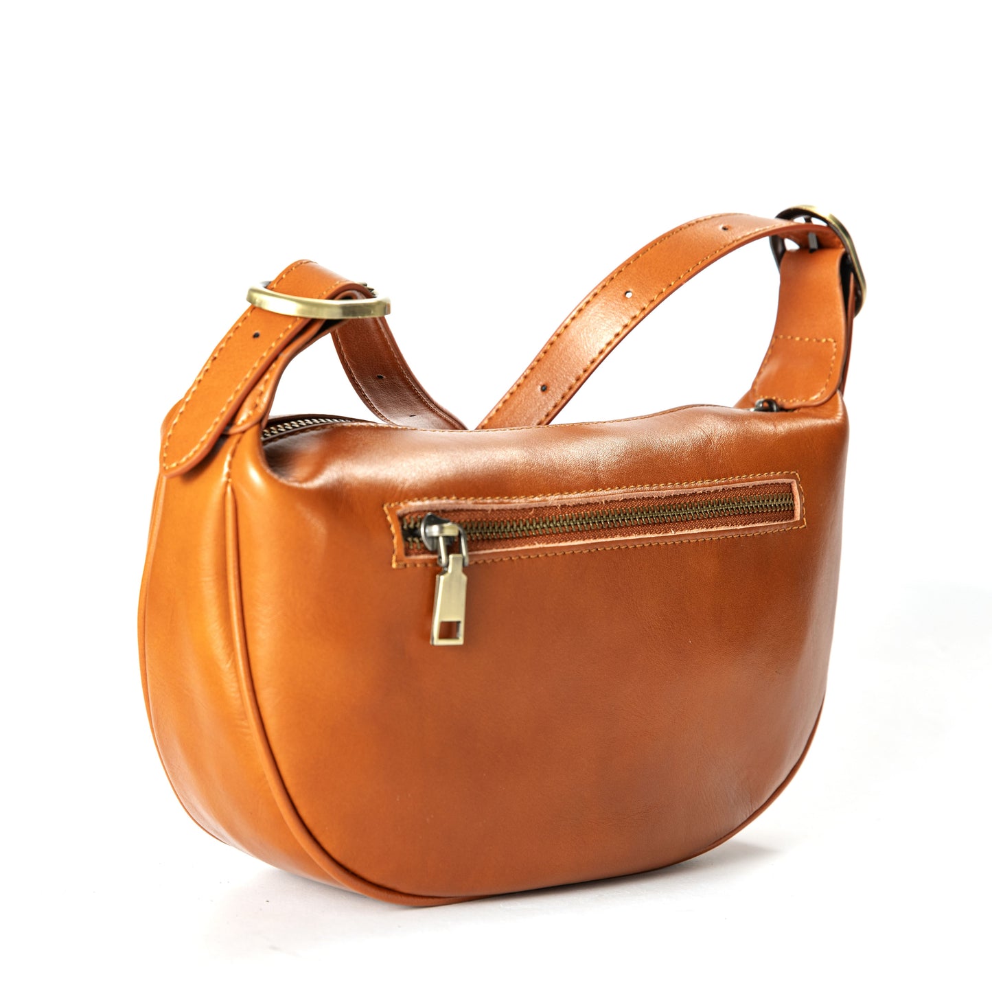 Vegetable Tanned First Layer Cowhide Lily Shoulder/Crossbody Bag