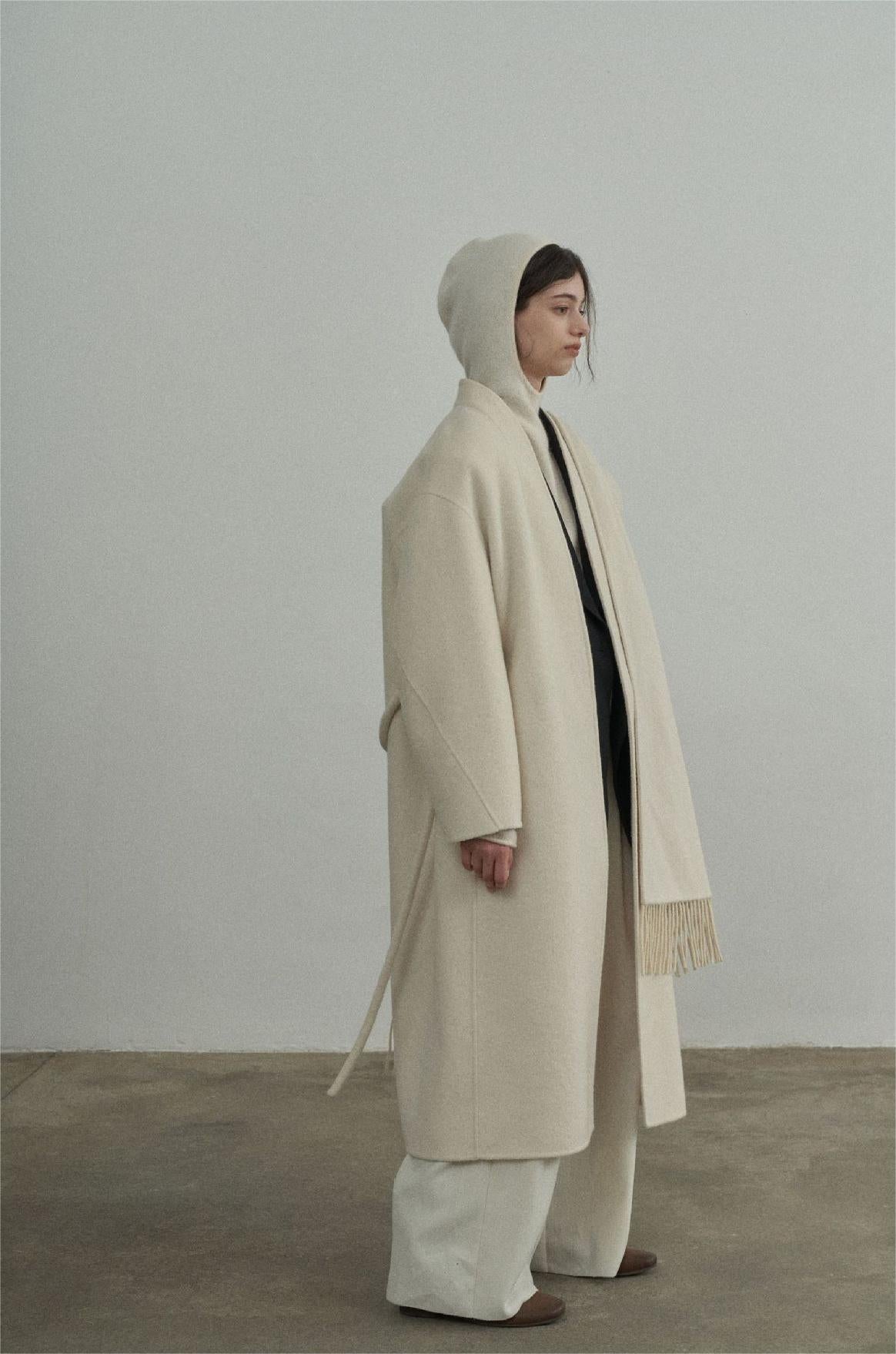 Handmade Lamb Wool Carmen Overcoat