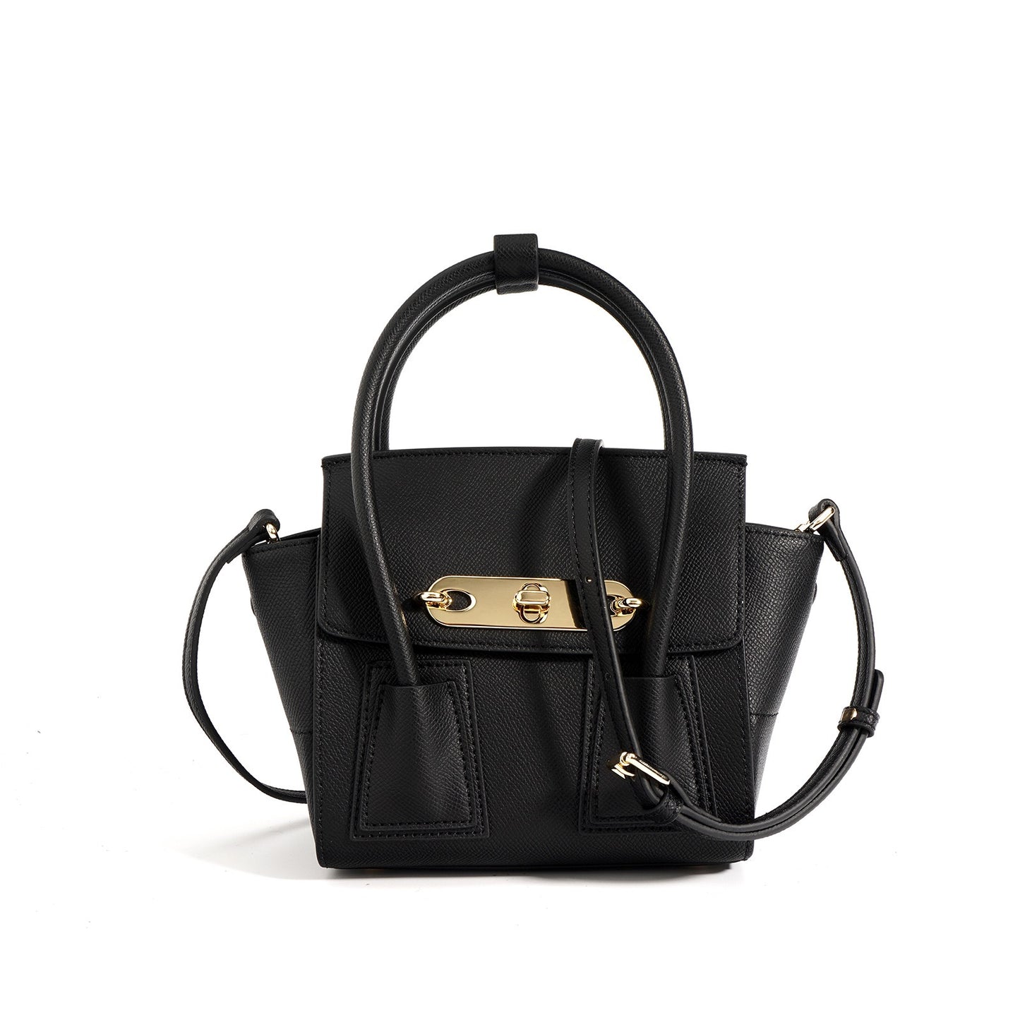 First Layer Cowhide Sini Tote Box Bag