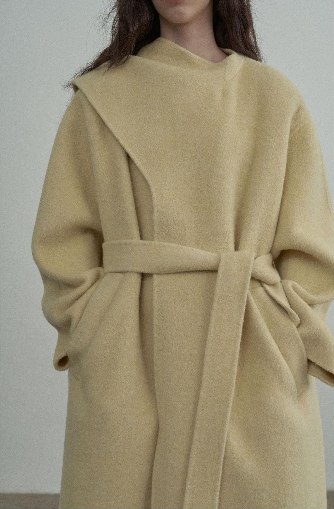 Handmade Lamb Wool Charlotte Overcoat