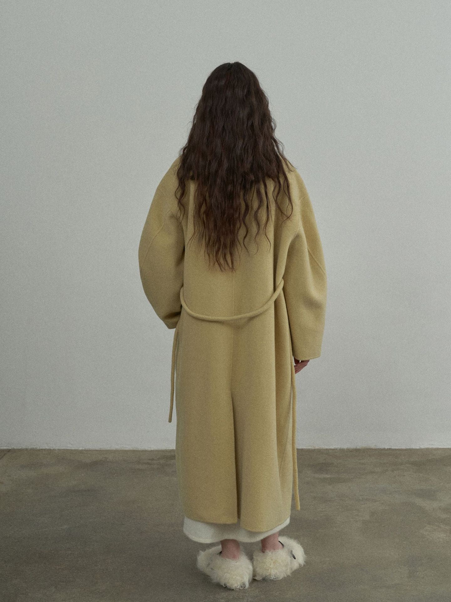 Handmade Lamb Wool Carmen Overcoat