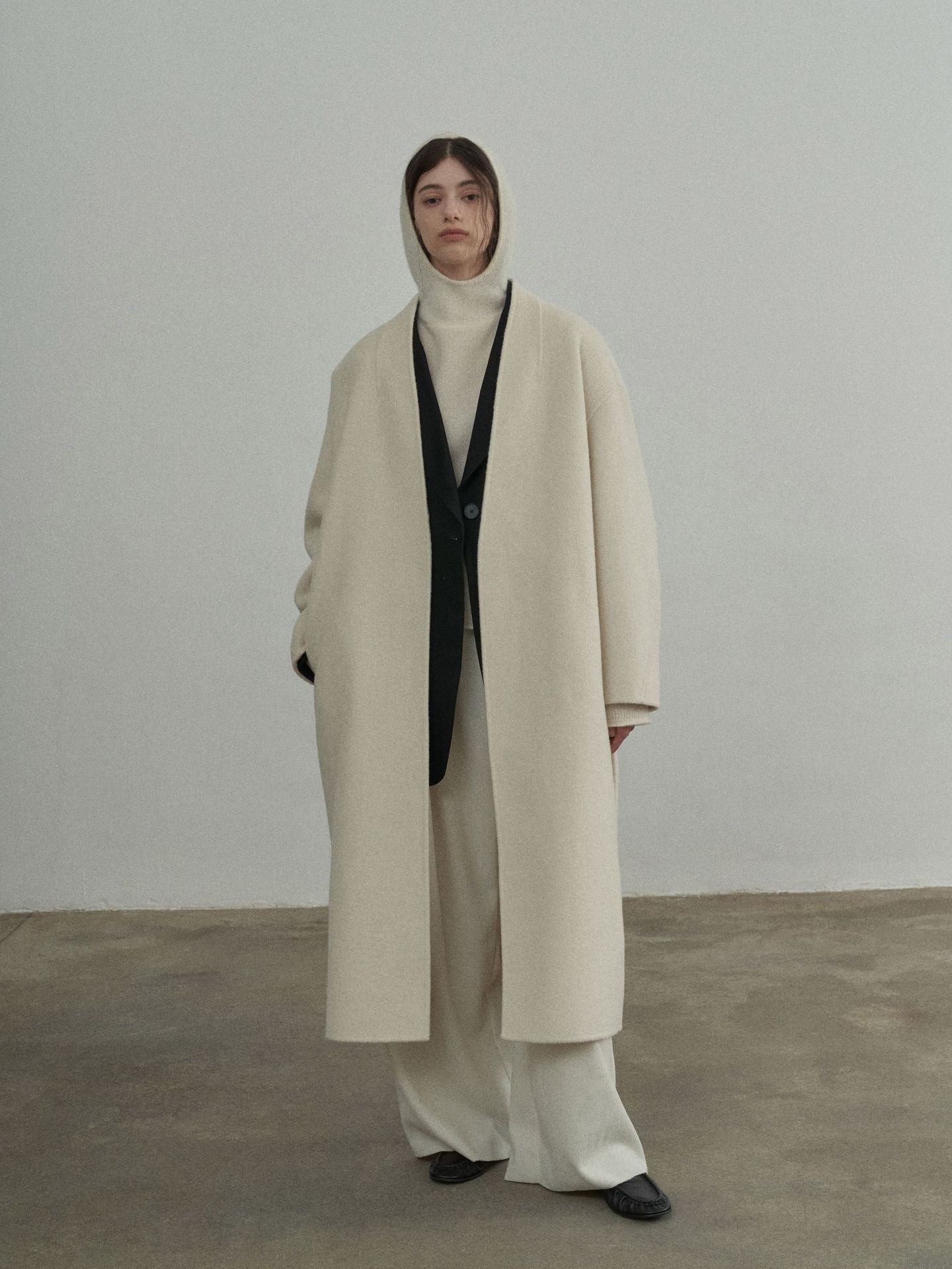 Handmade Lamb Wool Carmen Overcoat