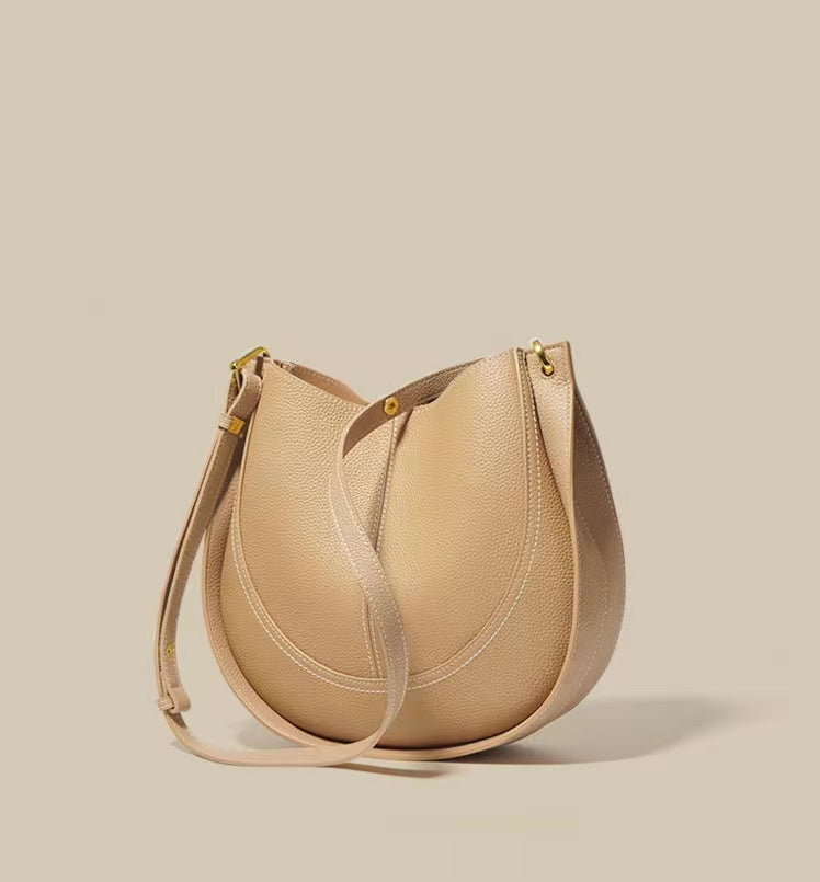 First Layer Cowhide Opal Shoulder Bag