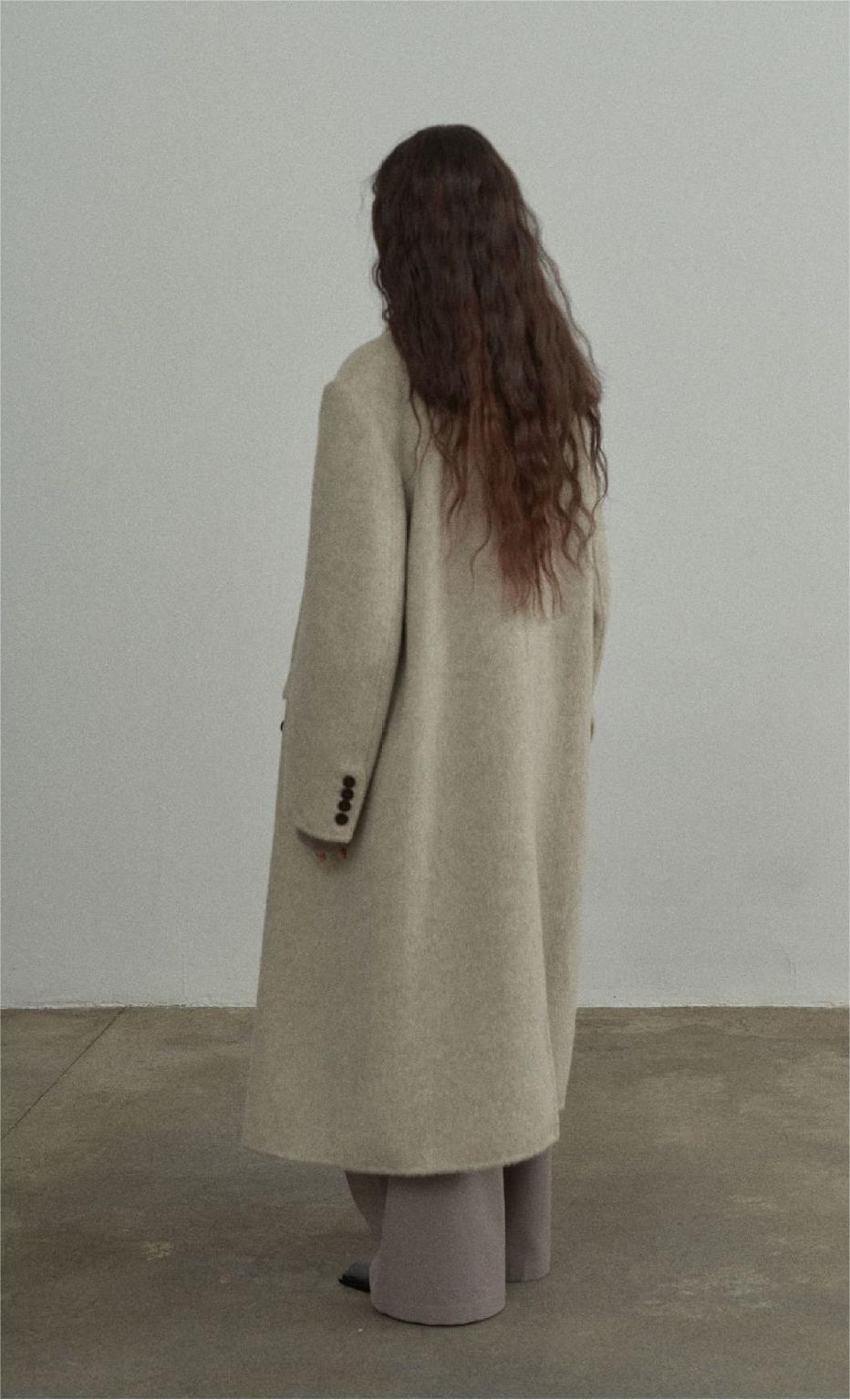 Handmade Lamb Wool Alice Overcoat