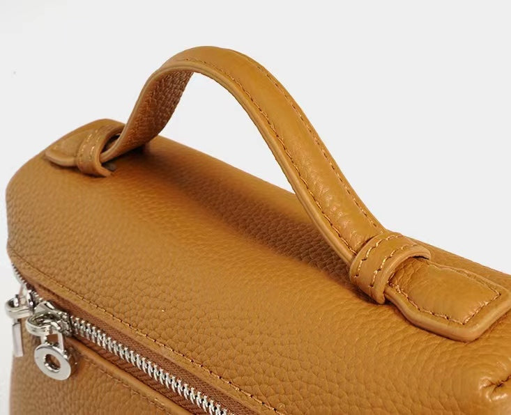 First Layer Cowhide Doris Tote Bag