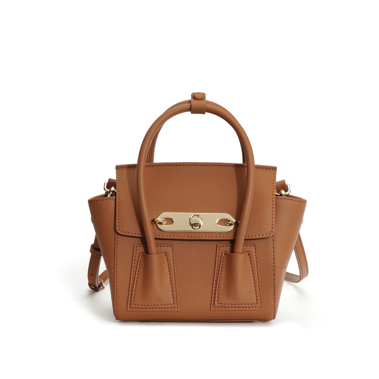 First Layer Cowhide Sini Tote Box Bag