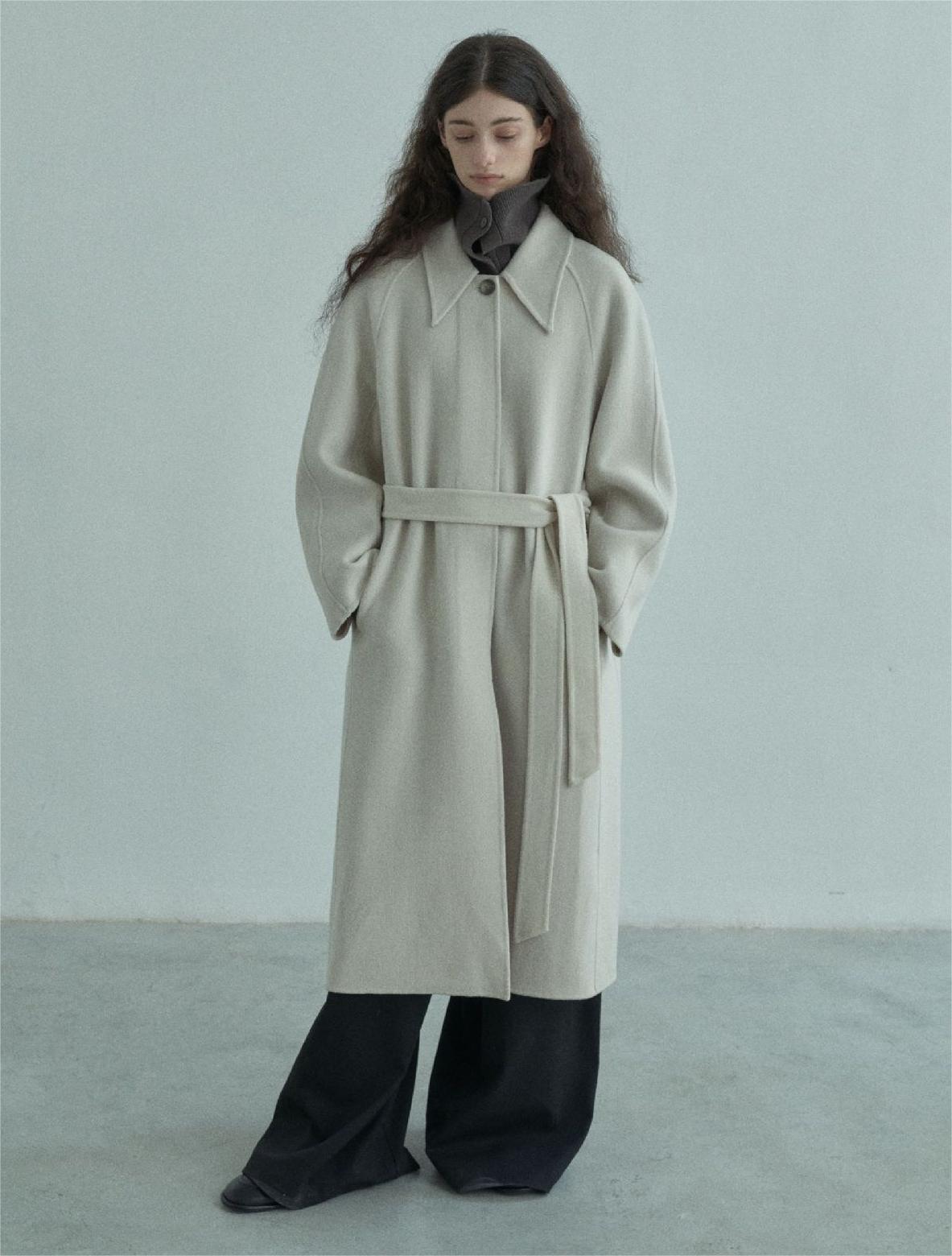 Handmade Lamb Wool Barbara Overcoat