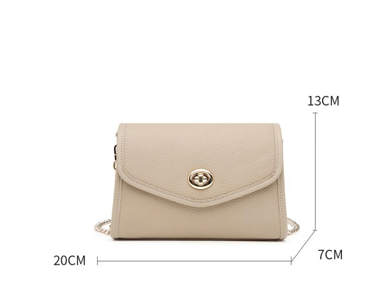 First Layer Cowhide Fawn Shoulder/Tote Bag