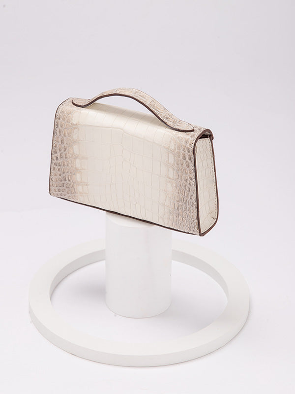 Genuine Nile Crocodile Leather Chelsea Walk Bag