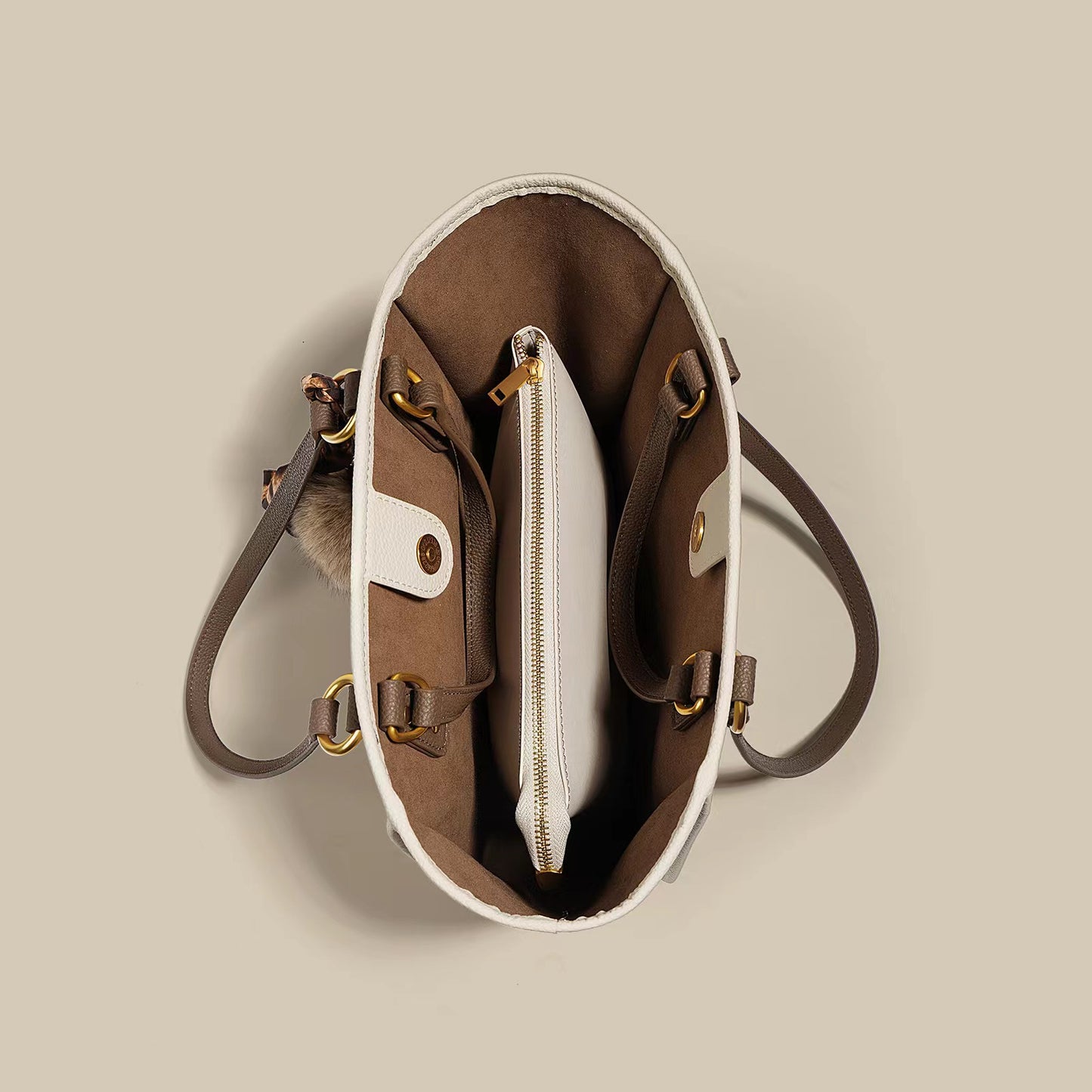 First Layer Cowhide Londyn Shoulder Bag