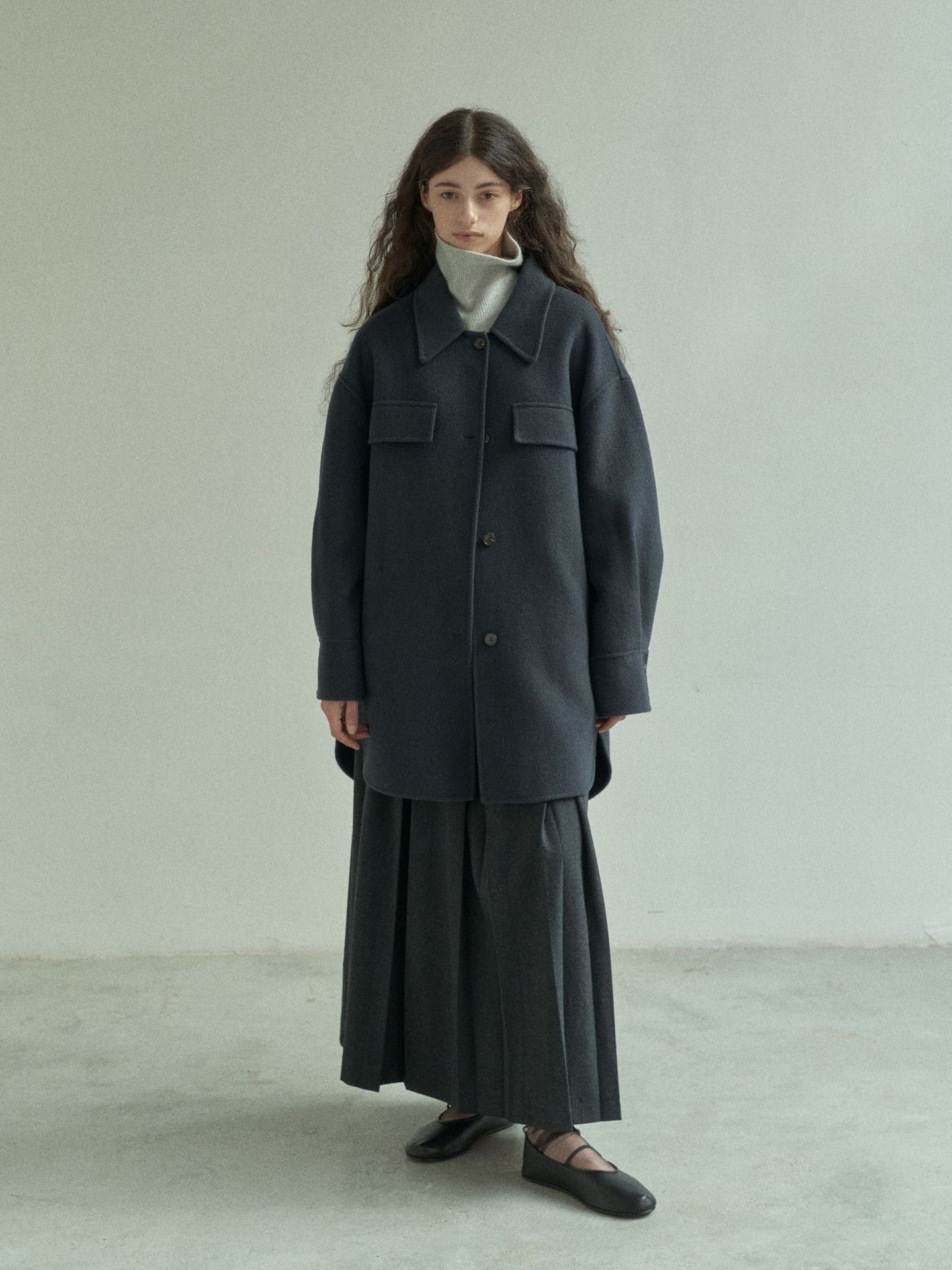 Handmade Lamb Wool Sofía Overcoat