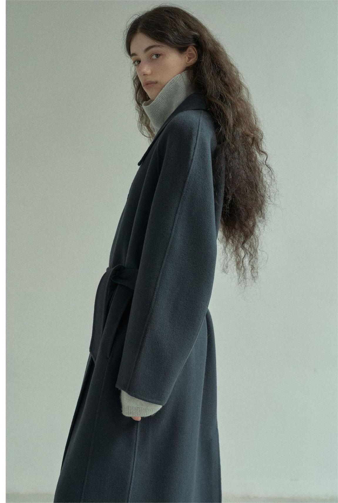 Handmade Lamb Wool Barbara Overcoat