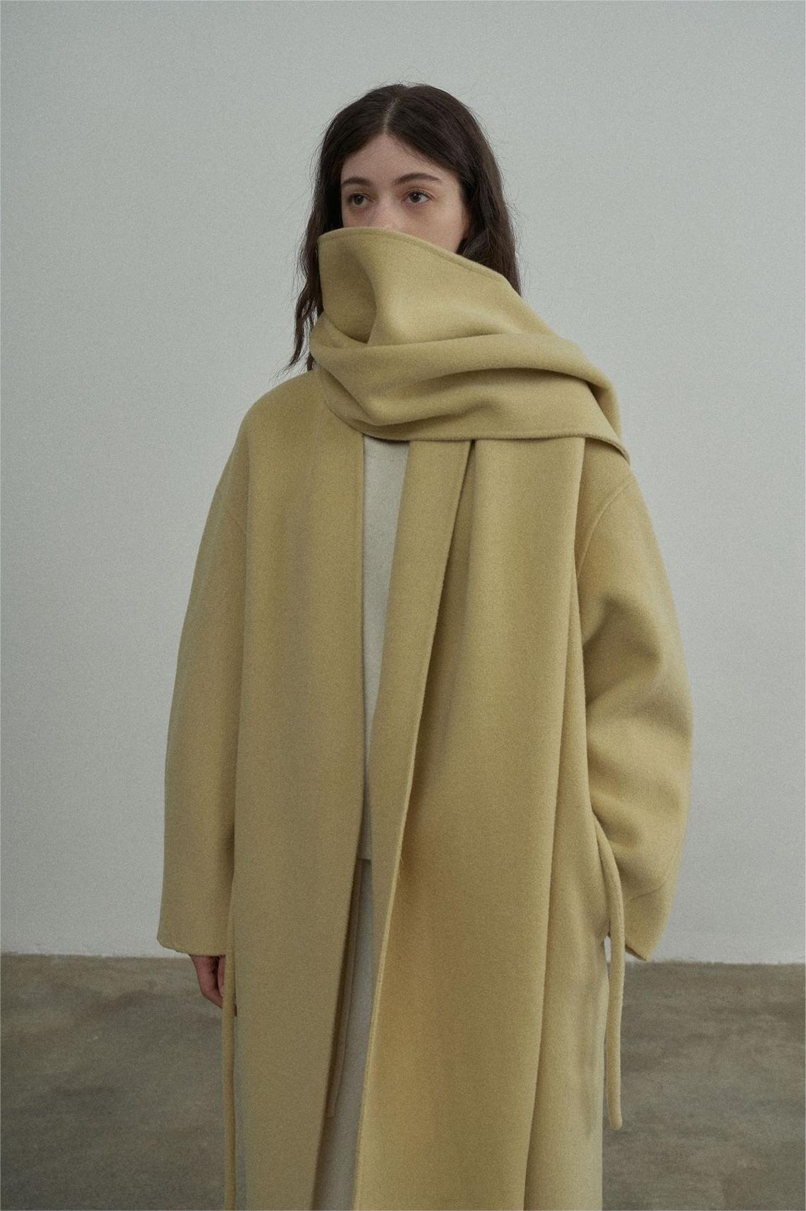 Handmade Lamb Wool Carmen Overcoat