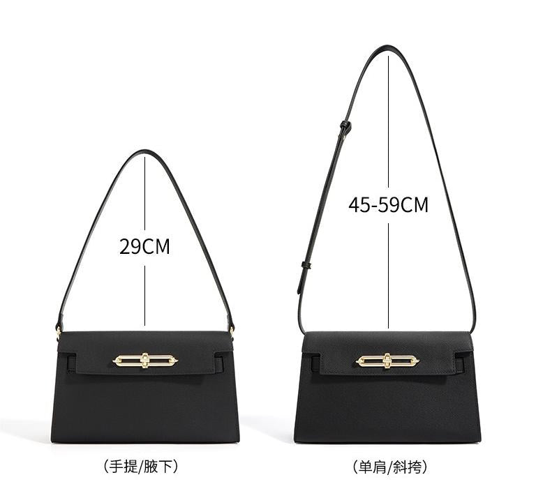 First Layer Cowhide Calypso Shoulder/Crossbody Bag